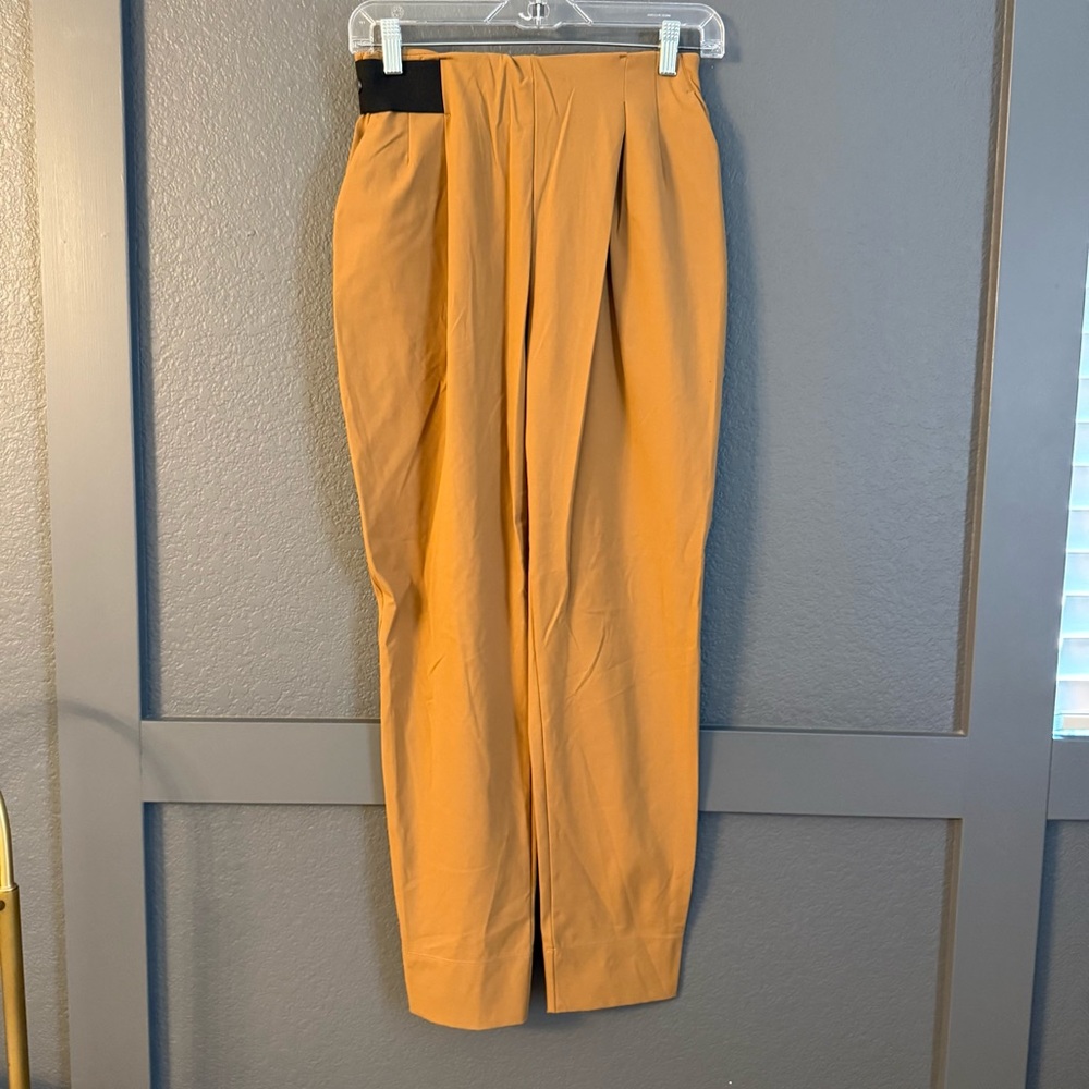 ADAY • Turn it Up pant - camel brown - Small high rise straight leg - Picture 3 of 7